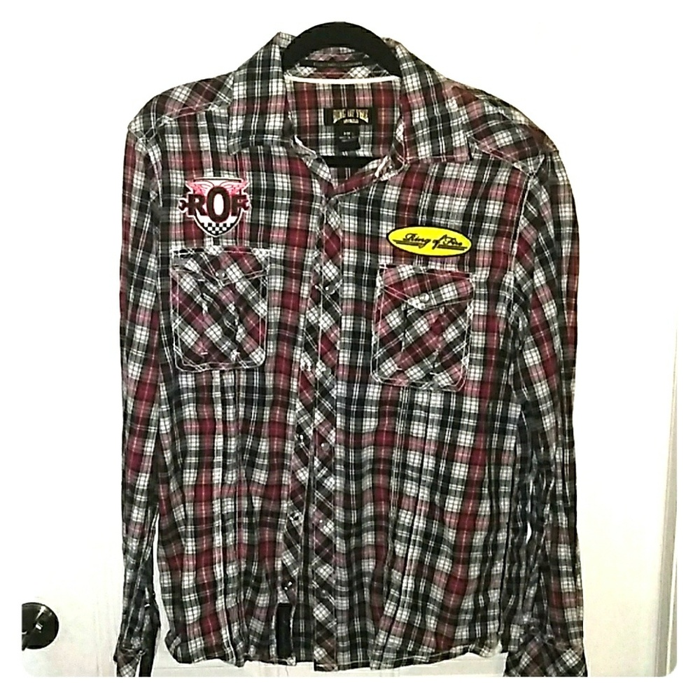 Ring of Fire Mens long sleeve shirt